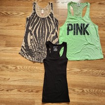 Lot of 3 Tops - Pullover Tank Tops Size Small Summer Shirts No Boundaries, Pink - £9.49 GBP