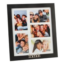 Widdop Bingham Juliana Black MDF Collage Frame with Mount &amp; Icon - Friends - £24.28 GBP