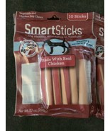 2 Bags of 12 SmartBones SmartSticks Treat for Dogs Real Chicken (K64) - $23.33