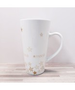 Macy&#39;s Tan Star Pattern 16 oz. Coffee Mug Cup - £12.23 GBP