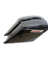 BLACK PEARL  7&quot; Angled Extended Stretched Saddlebags Bags Harley Touring... - $633.60