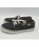 Vans Hull Low Canvas Shoes Mens 9 Black VN-0L3O63M Skateboarding  Skate - $14.50