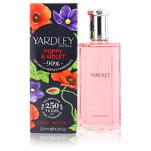 Poppy &amp; Violet by Yardley London 4.2 oz Eau De Toilette Spray - £12.45 GBP