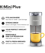 Professional title: &quot; K-Mini Plus Single Serve K-Cup Pod Coffee Maker in... - £82.06 GBP
