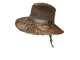 Vintage Men&#39;s JHats Camo Vented Boonie Hat Sz Small - $14.25