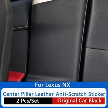 QHCP Car Inner Door Column B Pillar Stickers Protection Safety Belt Buckle Anti- - £96.66 GBP