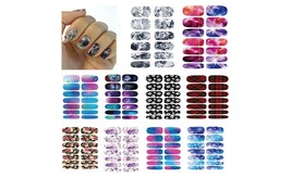 Monalisa Nail Polish Appliqués Full Nail Art Designs Sticker (10 sets) image 1