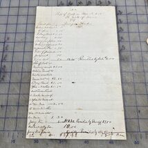 Antique Document 1800s Cost Of Court Case State Of Texas - $469.25 MXN