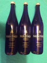 3 SARATOGA STILL NATURAL SPRING WATER EMPTY BOTTLES - 28 fl oz - Free Sh... - $23.95