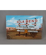 Vintage Postcard - Gila Bend Arizona Road Sign - Continental Card - €12,88 EUR