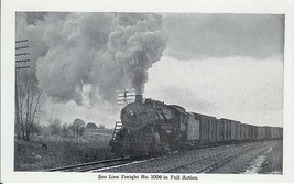 1955 Soo Line Freight &amp; Locomotive #1008 - £8.26 GBP