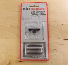 vtg Braun 4000 Series Flex Control Foil &amp; Cutterblock NOS - $16.82