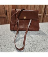 Vintage Etienne Aigner Croc Embossed Satchel Purse Bag - €19,14 EUR