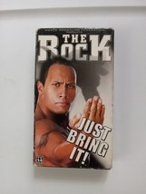 Wwf The Rock Just Bring It Vhs Video 2000 Wwe Wcw Ecw Tested Free S/H - £8.80 GBP