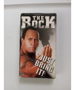 WWF The Rock Just Bring It VHS Video 2000 WWE WCW ECW TESTED FREE S/H - £8.71 GBP