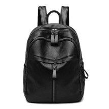 Fashion Women PU Leather Solid Color  Bag Backpack Casual Travel Ladies Large Ca - £89.66 GBP