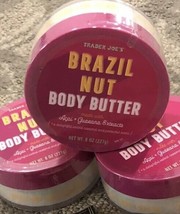 2 Trader Joe&#39;s Brazil Nut Body Butter Cream + Gift WASHINGTON DC TJ Tote... - $80.10