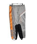 Harley-Davidson Hi-Vis Reflective Rain Overpants Gray/Orange Full Zip St... - $49.99