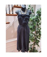 Surf Gypsy Women&#39;s Black 100% Cotton Off the Shoulder Casual Jumpsuits S... - $653.78 MXN