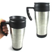 2PK Stainless Steel 14oz Tumbler Insulated Double Wall Coffee Tea Mug Tr... - £43.25 GBP