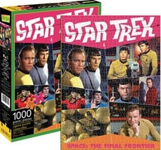 Star Trek Space: The Final Frontier Retro 1000 Piece Jigsaw Puzzle, NEW BOXED - £16.94 GBP