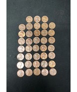 Lot Of 38 - 1960 Lincoln Memorial Penny Pennies Small &quot;0&quot; Date US Coin - $13.20 CAD