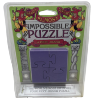 Nearly Almost Perhaps Impossible Puzzle-4 Piece Jigsaw 1994 NEW - £11.97 GBP