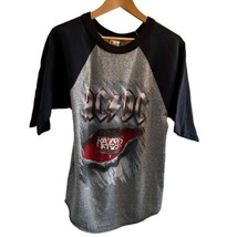 Vintage 1990 AC/DC The Razors Edge T Shirt Men’s XL Band Tee Raglan Broc... - $175.75