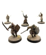 Mordor Orcs 5 Painted Miniatures Hobgoblin Warrior Bandit Middle-Earth - $77.13 CAD