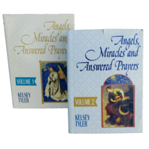 Angels Miracles and Answered Prayers Lot Volumes 1 2 Kelsey Tyler Hardcover - $18.22