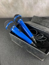 Nippon Uni Directional Microphone 2 Set DM 116D Blue W/ Case - £22.10 GBP