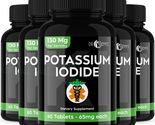 (5PK) - Potassium + Iodide Pills Tablets☆130 mg Supplement☆Survival Kit ... - $68.00