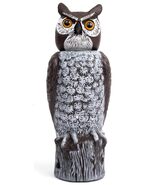 Dalen Fake Owl Decoy to Scare Birds Away from Gardens, Rooftops, and Pat... - $743.66 MXN