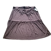 Maggie Barnes Maxi Pull On Skirt ~ Sz 4X (30/32W) ~ Brown - £21.49 GBP
