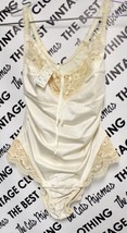 Womens Sexy Vintage Teddy  Teddi Mary Jane 100% Nylon Beige Lace 32/34 NIP - £40.98 GBP