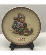 MJ Hummel Annual Collector Plate 1975 Hand Painted Germany Ride Into Chr... - $27.15 CAD