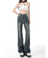 Flare High Waist Vintage Denim Pants - €30,01 EUR