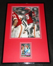 Bobby Bell Signed Framed 11x17 Photo Display KC Chiefs - £54.52 GBP