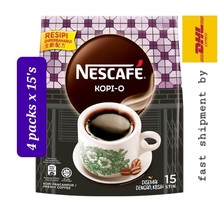 NESCAFE Kopi O Instant Black Coffee 4 (15s x 16g)  fast shipment by DHL ... - $108.80