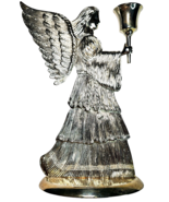 Vintage International Silver Company Silver Plated Christmas Angel Candl... - $377.35 MXN