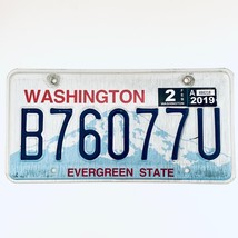 2019 United States Washington Evergreen State Passenger License Plate B7... - $224.29 MXN