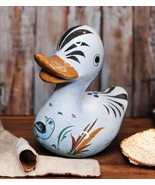 Vintage Mexican Tonala Pottery Duck Hand Painted Figurine Folk Art Bird ... - £13.23 GBP