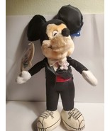 Disney Sixty Years Mickey Mouse Applause Plush Tuxedo 11&#39;&#39; Vintage  - $35.07 CAD
