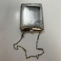 Victorian Era Sterling Silver 3.5”X2.5” Coin Card Purse Compact On Chain... - $222.75