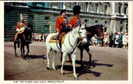 H.M. Queen and H.R.H. Prince Philip Postcard Z9 - £3.08 GBP
