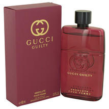 Gucci Guilty Absolute by Gucci Eau De Parfum Spray 3 oz For Women - £81.49 GBP