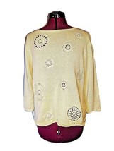 Norton McNaughton Sweater Light Green Women Pullover Cotton Blend Size M... - $16.83