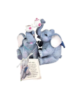 Banberry Designs Luckyphants Elephants Tea Party Figurine 1994 NWT - £13.98 GBP