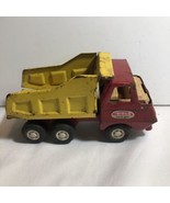 Vintage Tonka Dump Truck Toy Pressed Steel 70&#39;s 5” Small Size Retro Meta... - $17.89 CAD