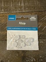 Fabany By Joann Shirt Buttons 11 Pieces - $11.76